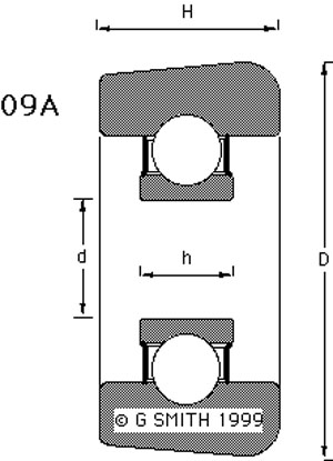 tapered mast bearing drawing