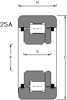 mast roller bearing