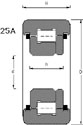 25A mast bearing