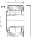 27A mast bearing