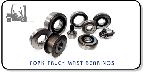 fork truck mast bearings